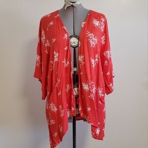 Billabong Kimono Wrap Top Pool Beach Cover Up